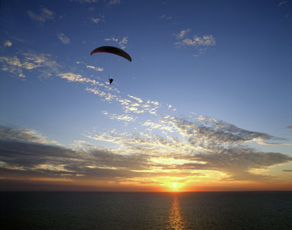paragliding an der westküste dänemarks